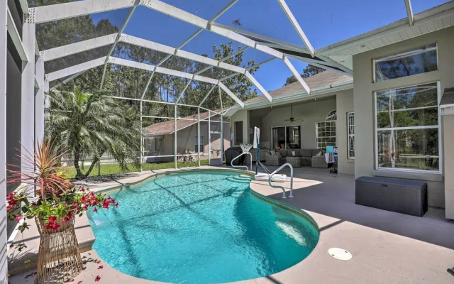 Upscale Palm Coast Home w/ Pool: 7 Mi to Beaches!