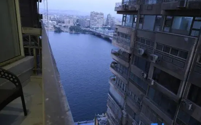 Luxury 3BR: Modern with Nile View from All Rooms