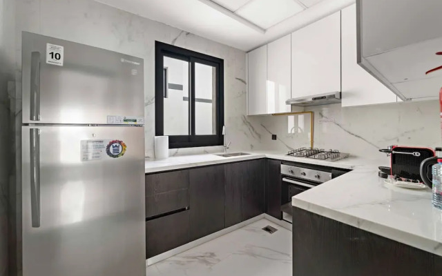 Modern 1-bedroom Apart With Pool gym and Hammam