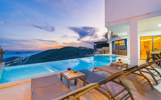 Lux Villa With Inf Pool Jacuzzi - All Rooms w AC