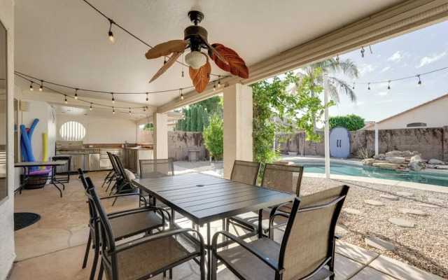 Private Pool & Patio: Spacious Gilbert Getaway!