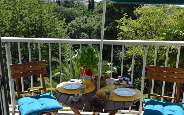 Large studio 4 persons with balcony Valrose district in Nice