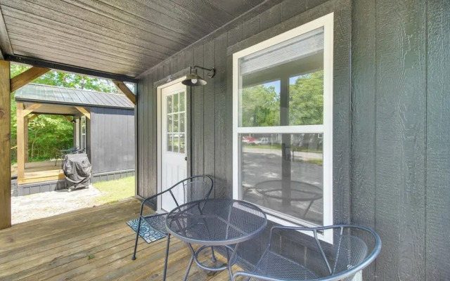 Walk to Lake: Cozy Grove Cabin w/ Fire Pit