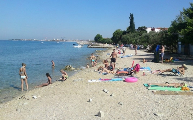 Apartment Sor - on the beach: A1 Bibinje, Zadar riviera
