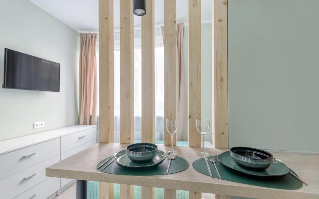 In an apartment on Taininskaya Street
