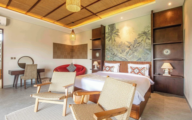 5-br Beach Villa in Canggu Overlooking Rice Fields – Guest Rooms – Pererenan
