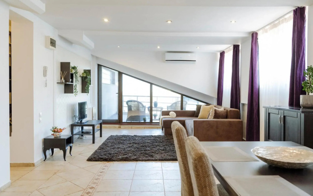 Penthouse with stunning view over the city and large terrace
