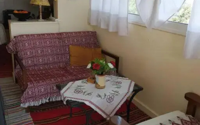 Doll house next to the sea