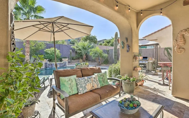 Luxe Goodyear Home w/ Serene Backyard & Game Room