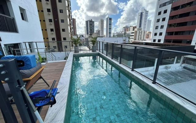 Bela Hospedagem - 502 Simple Smart, vista mar
