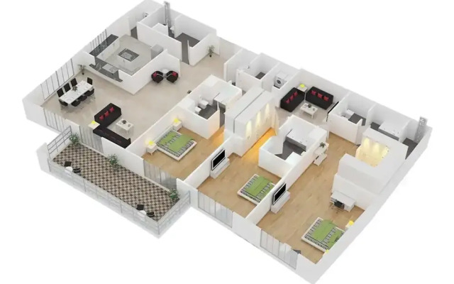 LUX Dream Palm Atlantis Sea View Suite