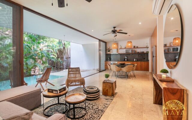 BajoCielo107 Lux 2BR Condo Priv Pool in Aldea Zama