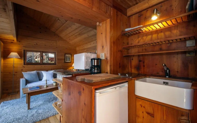 Mazot Les Tines with hot tub