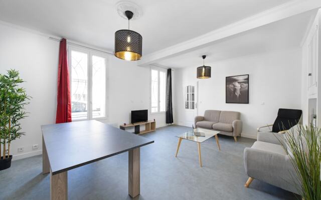 T3 6persons at 5 min from Porte de Paris