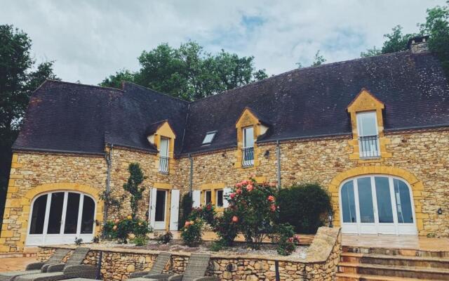 Panoramic Chateau in the Dordogne Region of France