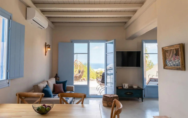 Pink Freud Villas Santorini