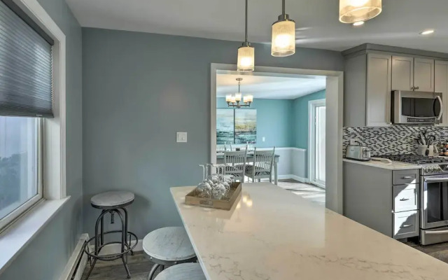 Pet-friendly Revere Getaway, Steps From the T!