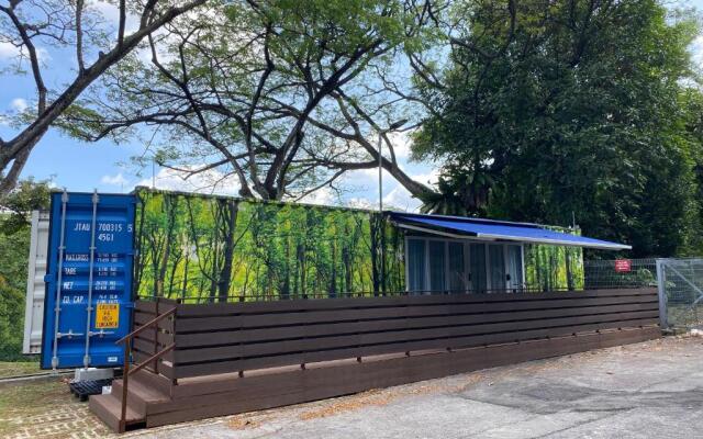 Shipping Container Hotel At Haw Par Villa