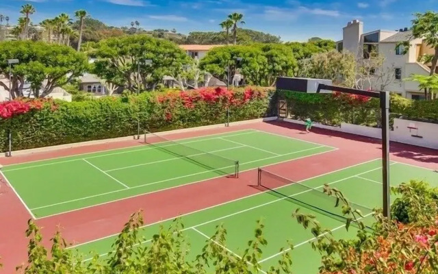 Beachfront Townhome in Solana Beach features Private Den SS166 by RedAwning