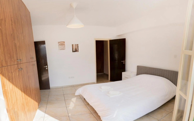 City center studio with terrace view