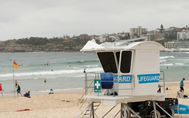 Ocean Front Building On Bondi Beach