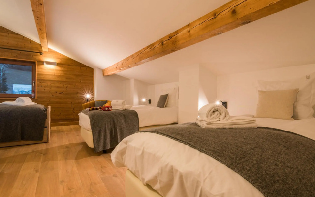 Stylish apartment in charming Megève, 1,5 km. from ski slope