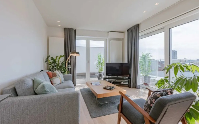 Spacious Apartment in Ghent With big Terrace