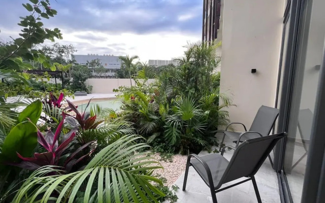 Modern apartment in Tulum trendy zone