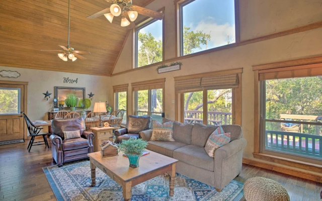 Lakefront Living: Private Dock, Deck, & Game Room!