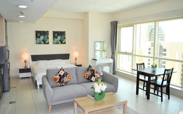 Sea view furnished STUDIO with balcony in Marina - JMI