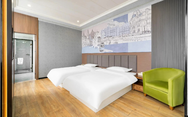 Rezen Brook Hotel (Shanghai Caolu Minlei Road Subway Station)