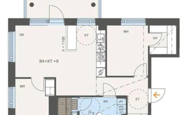 Modern two bedroom apartment near Helsinki Airport