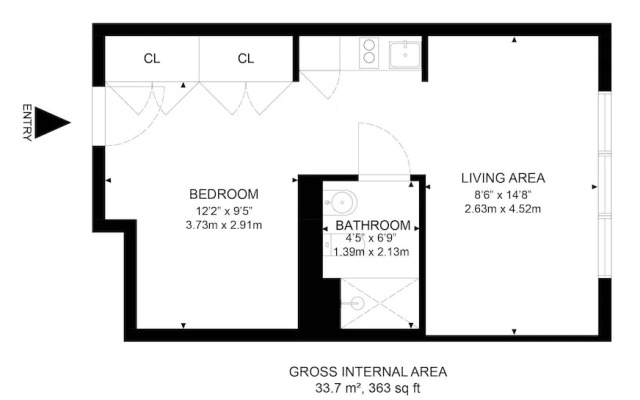 Cosy Studio Apartment in Canary Wharf