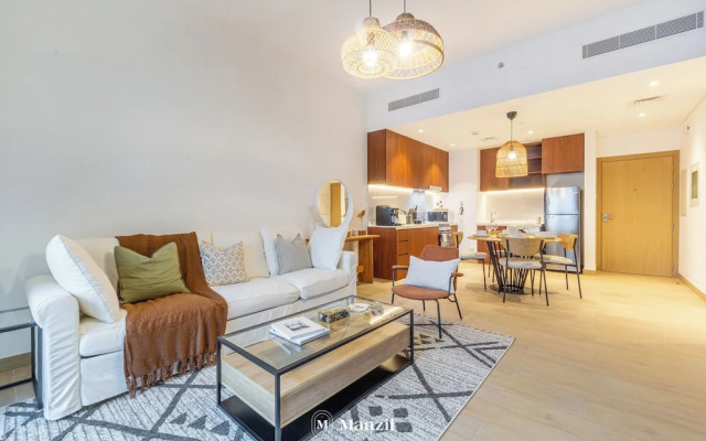 Manzil - 1BR | Near La Mer Beach | Pool & Sea View