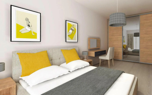 Modern 2-room Apartment in the new Apartment Complex, Grzybowo