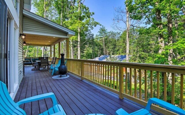 Gilford House w/ Covered Deck & Grill!