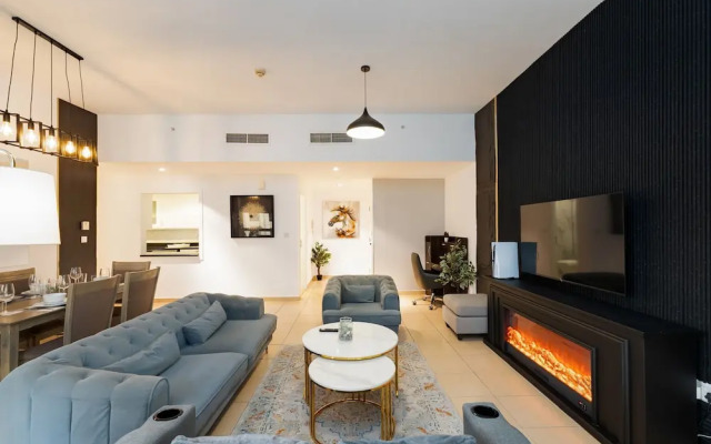 Cozy 3BR Space at JBR Beach Nearby