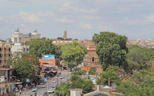 Rifugio incantato sul fiume Tevere