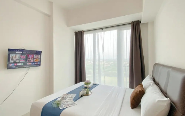 Spacious And Modern Studio Apartment Tree Park City Bsd