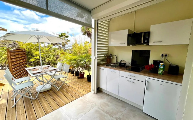 NOUVEAU studio chaleureux avec jacuzzi privé & piscine
