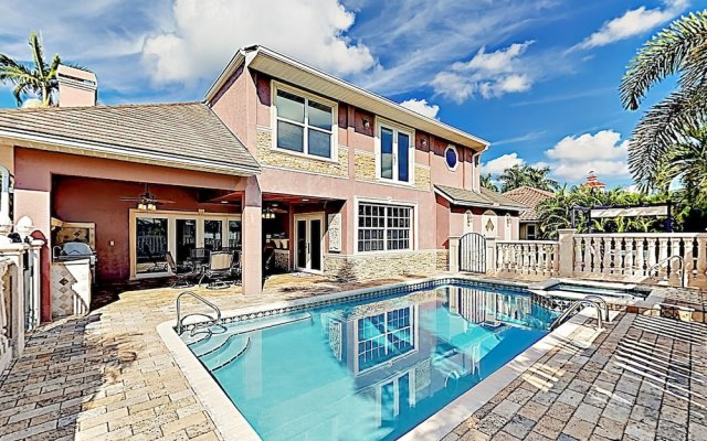 New Listing! European-style On Canal W/ Pool 4 Bedroom Home