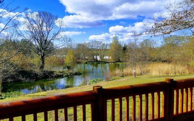 Starlight Log Cabin - With Hot Tub and Lake View
