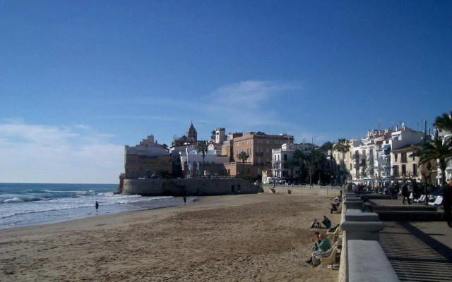 Sitges Beach Panorama