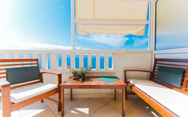 Apartment Mari - sea view apartments: A3 Silver Nemira, Riviera Omis