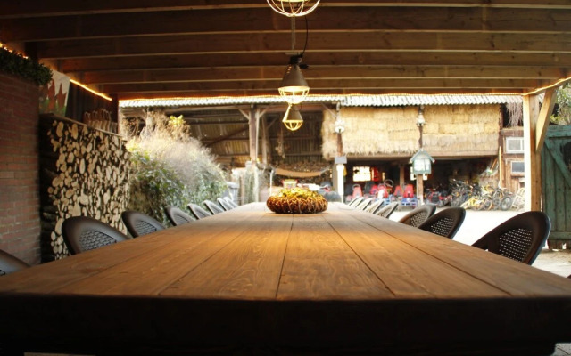 completely renovated back part of a farm