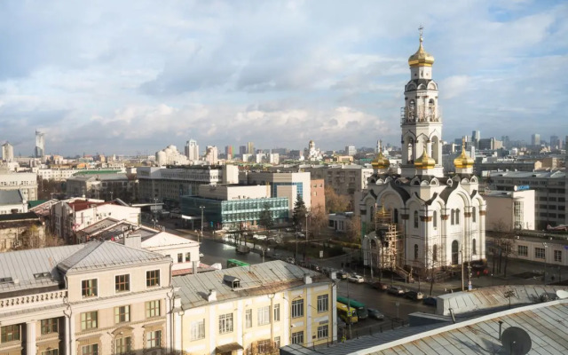 The floor of the building on Malyshev Street