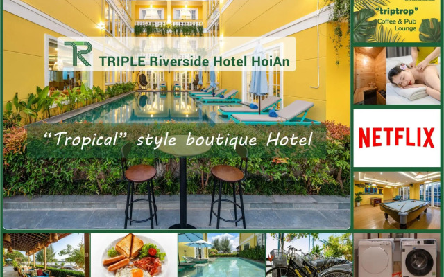 Triple Riverside Villa Hotel Hoian