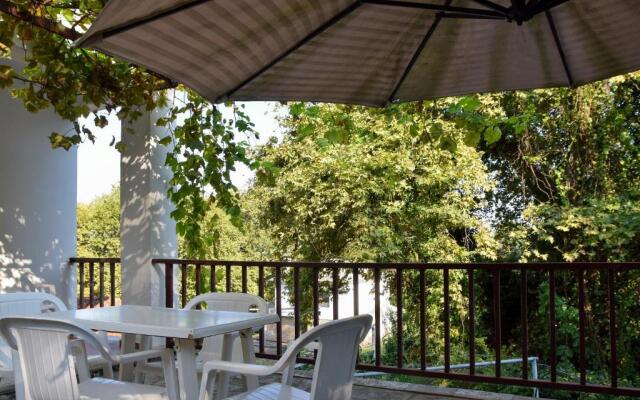 Apartment in summer house with large balcony