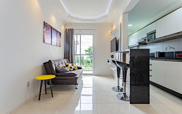 Apto com suíte e sacada vista mar Ingleses LEN203