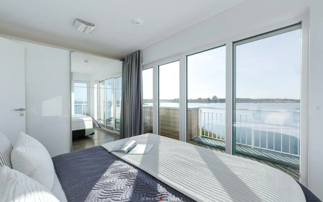 Ostseewind: Wasserblick, finnische Sauna, Whirlwanne, Kamin, 2 Parkplaetze